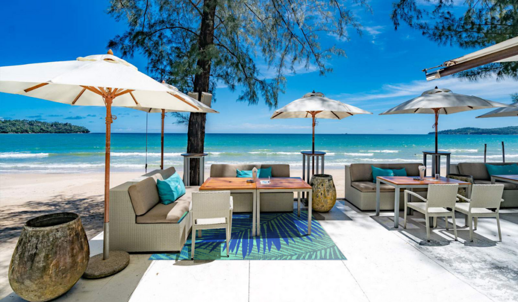 venkovní koberce ve veřejném prostoru_beach bar