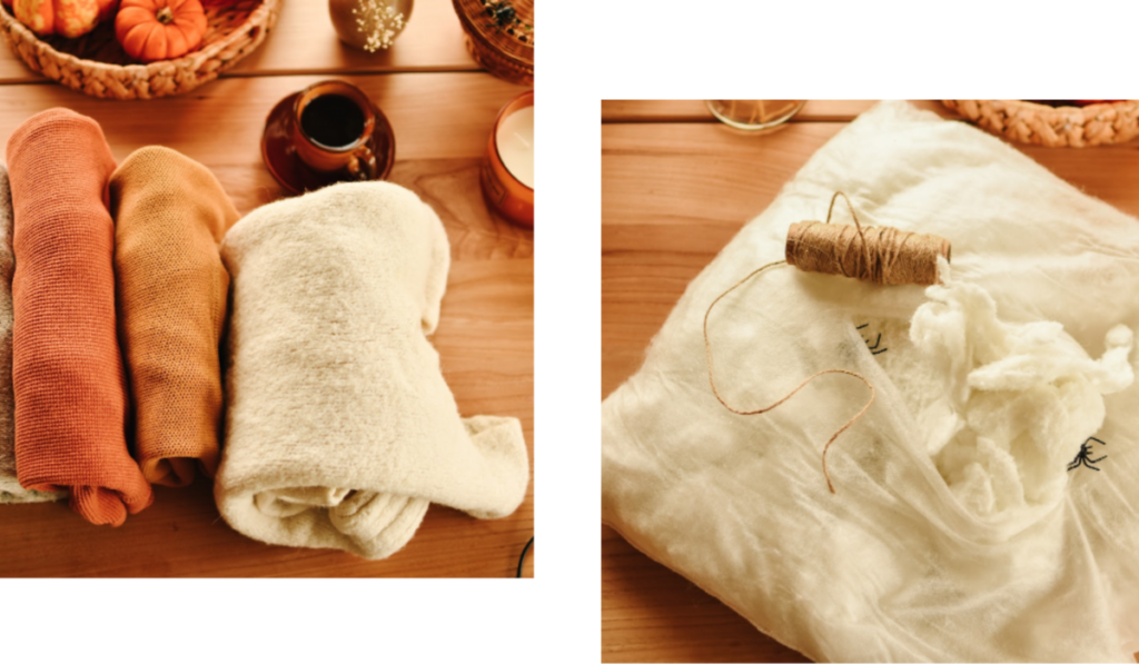 halloween dynie -materiały potrzebne do wykonania dekoracji 