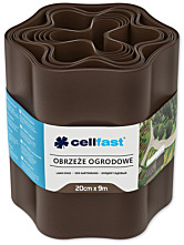 Obrzeże ogrodowe 20cm x 9,0m Brązowe Cellfast