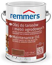 Olej do tarasów i mebli ogrodowych 2,5L Orzech - REMMERS