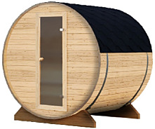 Sauna ogrodowa beczka TUBE 210 x 220 cm - FOCUS GARDEN