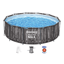 Okrągły basen na stelażu Steel Pro Max 4,88x1,22m - BESTWAY