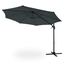 Parasol z masztem bocznym HAVANA 3m Dark Grey - Focus Garden