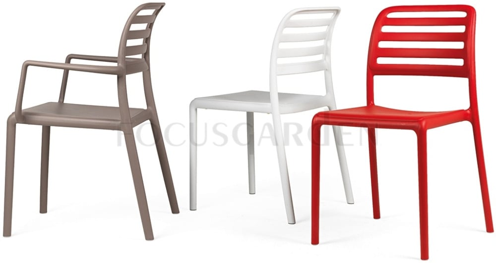 Krzesło Nardi COSTA BISTROT Bianco