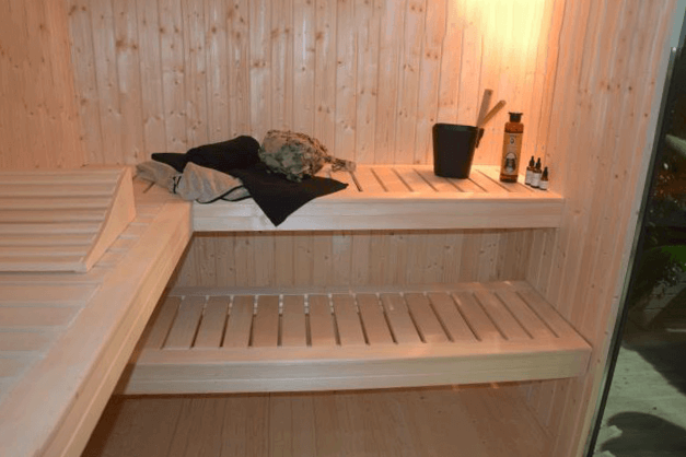 Sauna ogrodowa MUSTA 397x200cm - Megiw