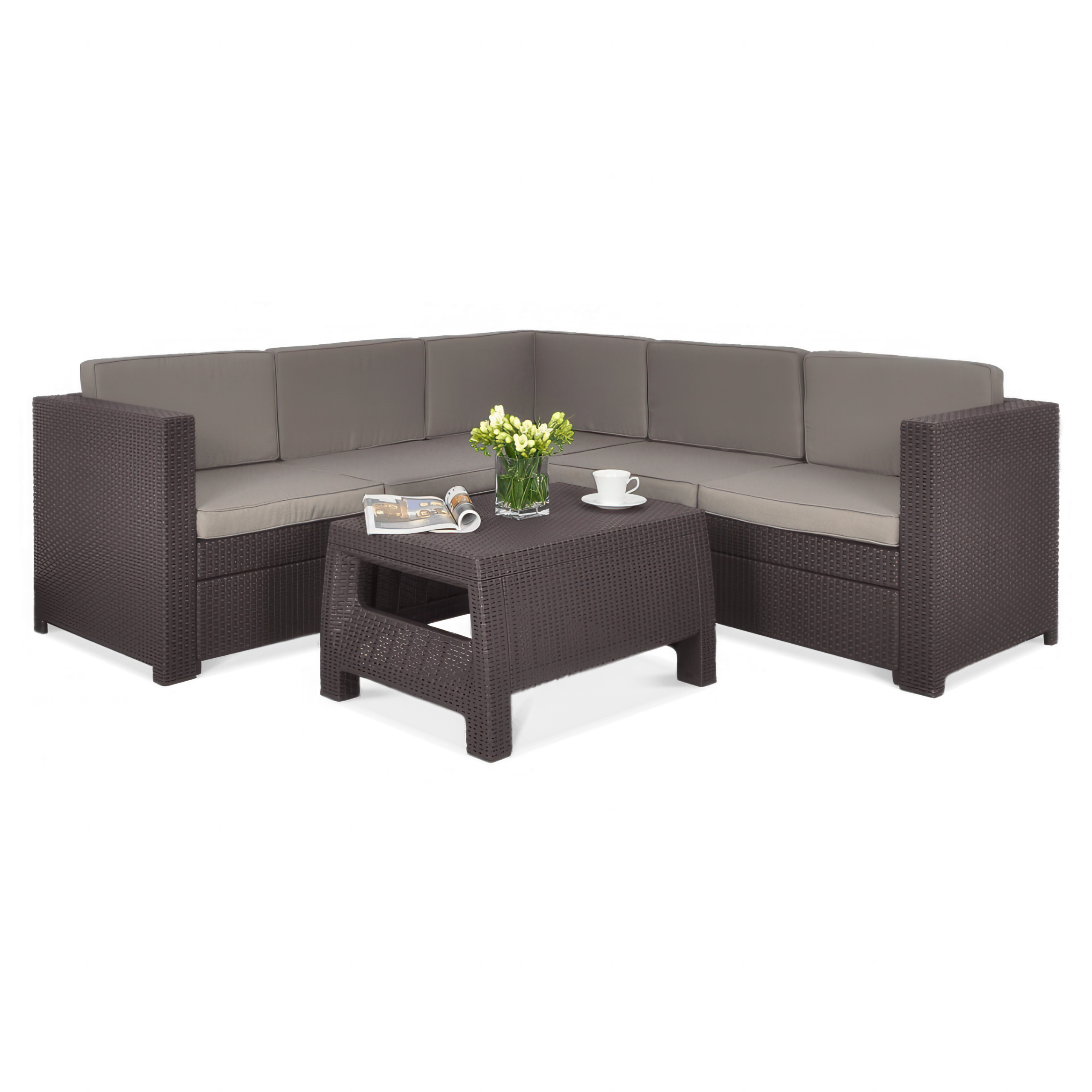 Кутовий гарнітур для саду