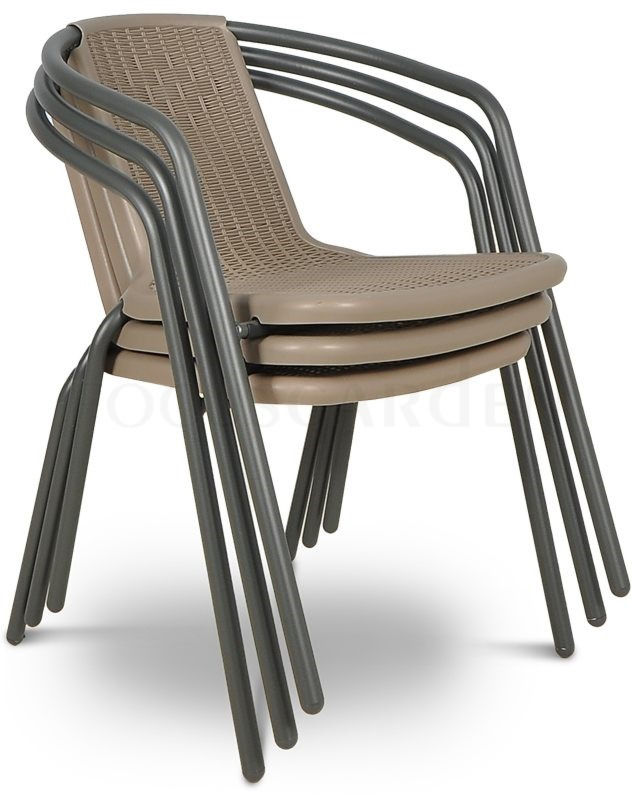 Krzesło ogrodowe SIMPLE Cappuccino