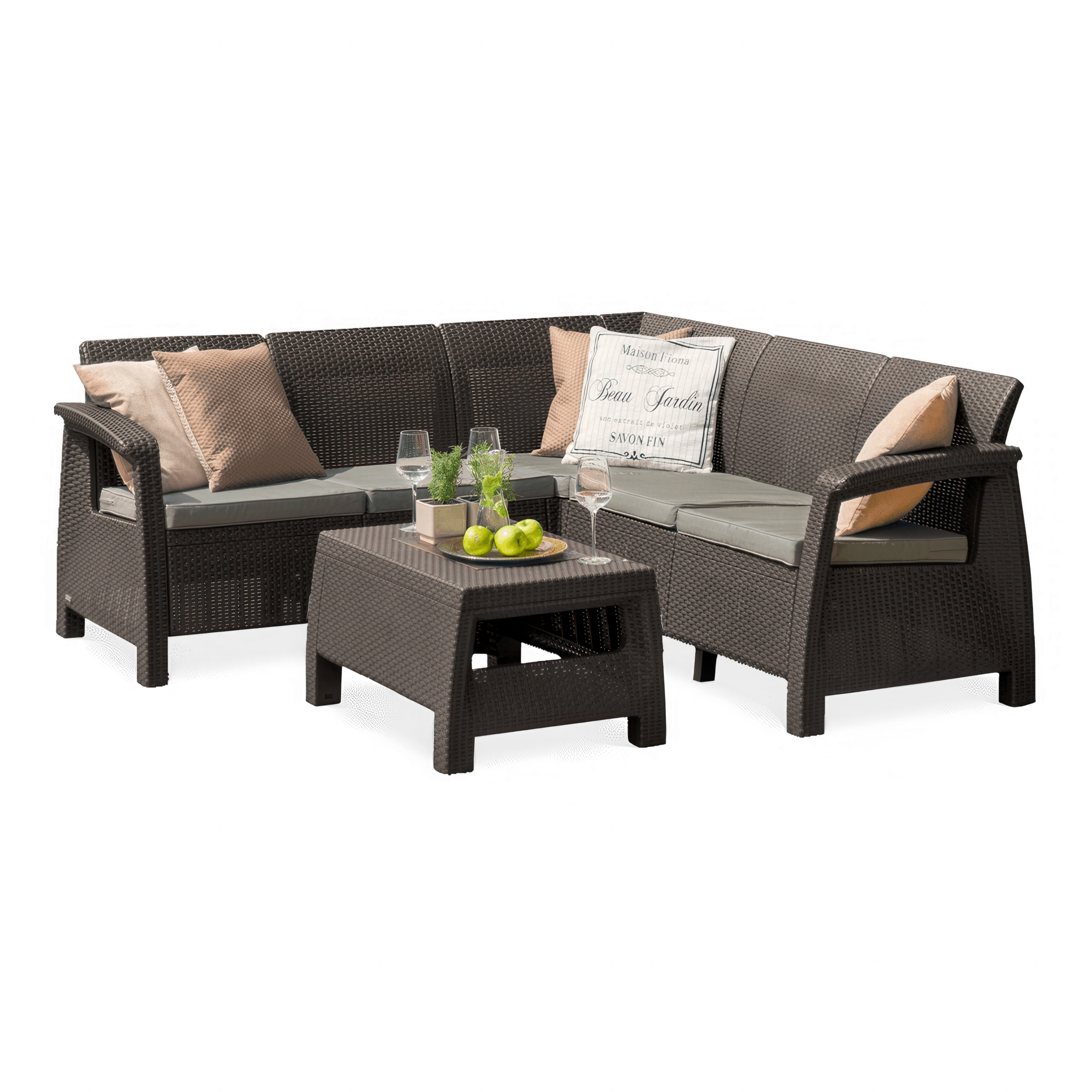 Кутовий комплект Corfu Relax Set Brown