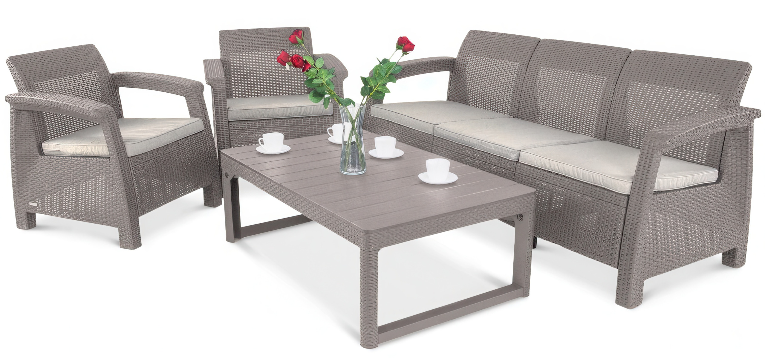 Садовий комплект Corfu Max 3 Капучино