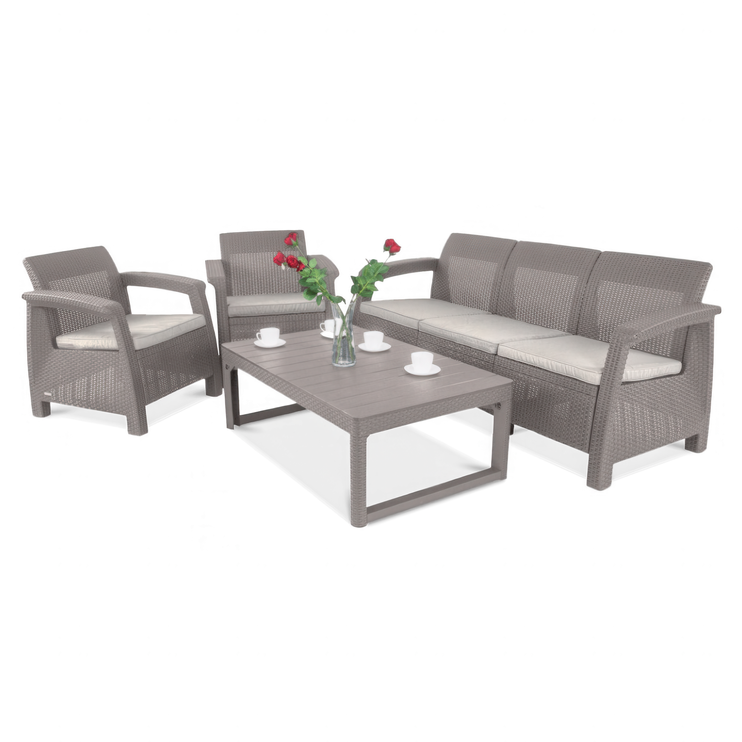 Садовий комплект Corfu Max 3 Капучино