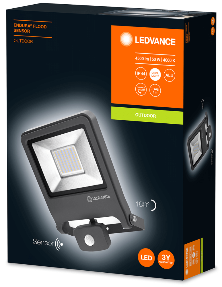 Прожектор ENDURA FLOOD Sensor у полі