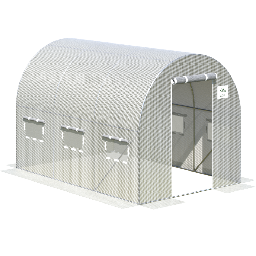 Tunel Foliowy 2x3x2 - 6m2 Biały