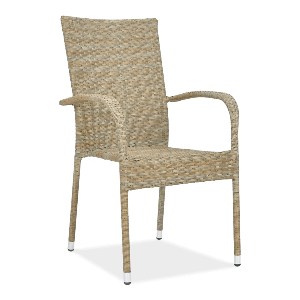 Krzesło z technorattanu FIESTA Beige