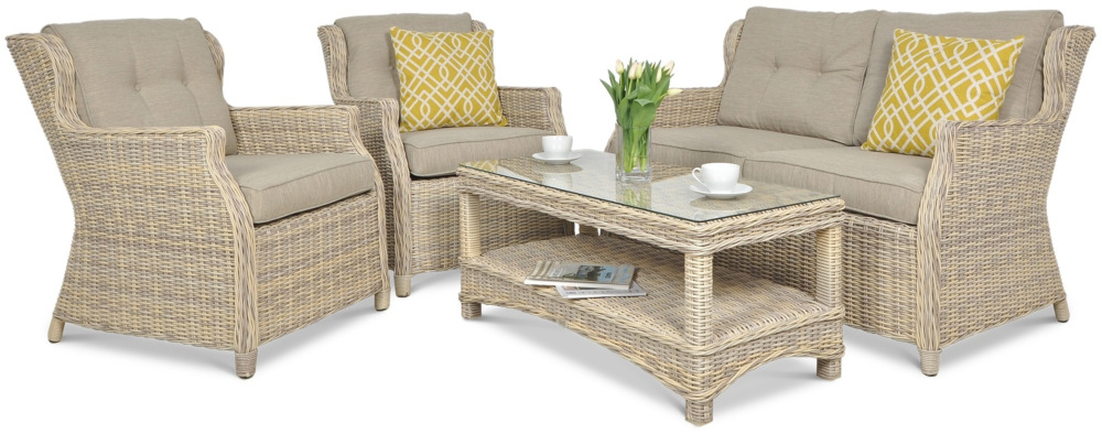 Meble z technorattanu TRIVENTO 2 Beige
