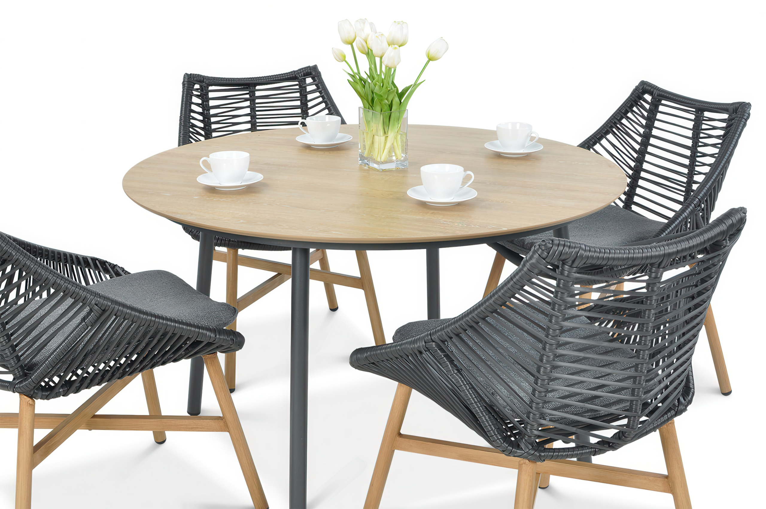 Деталі обіднього комплекту Almera Dining Black