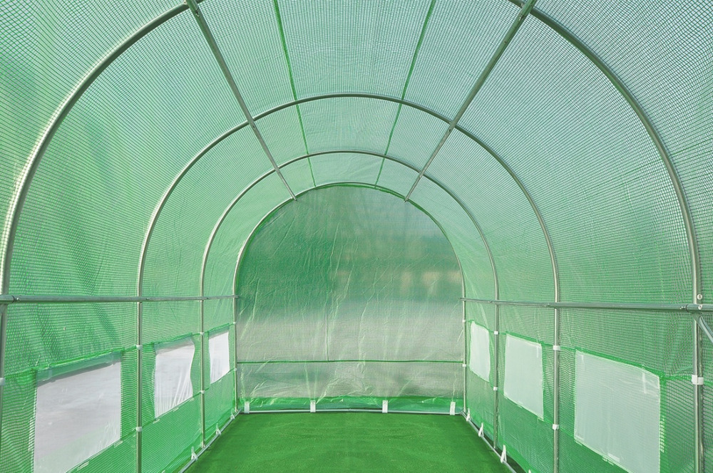 Tunel PODWÓJNE Drzwi 3x8x2 - 24m2 Zielony