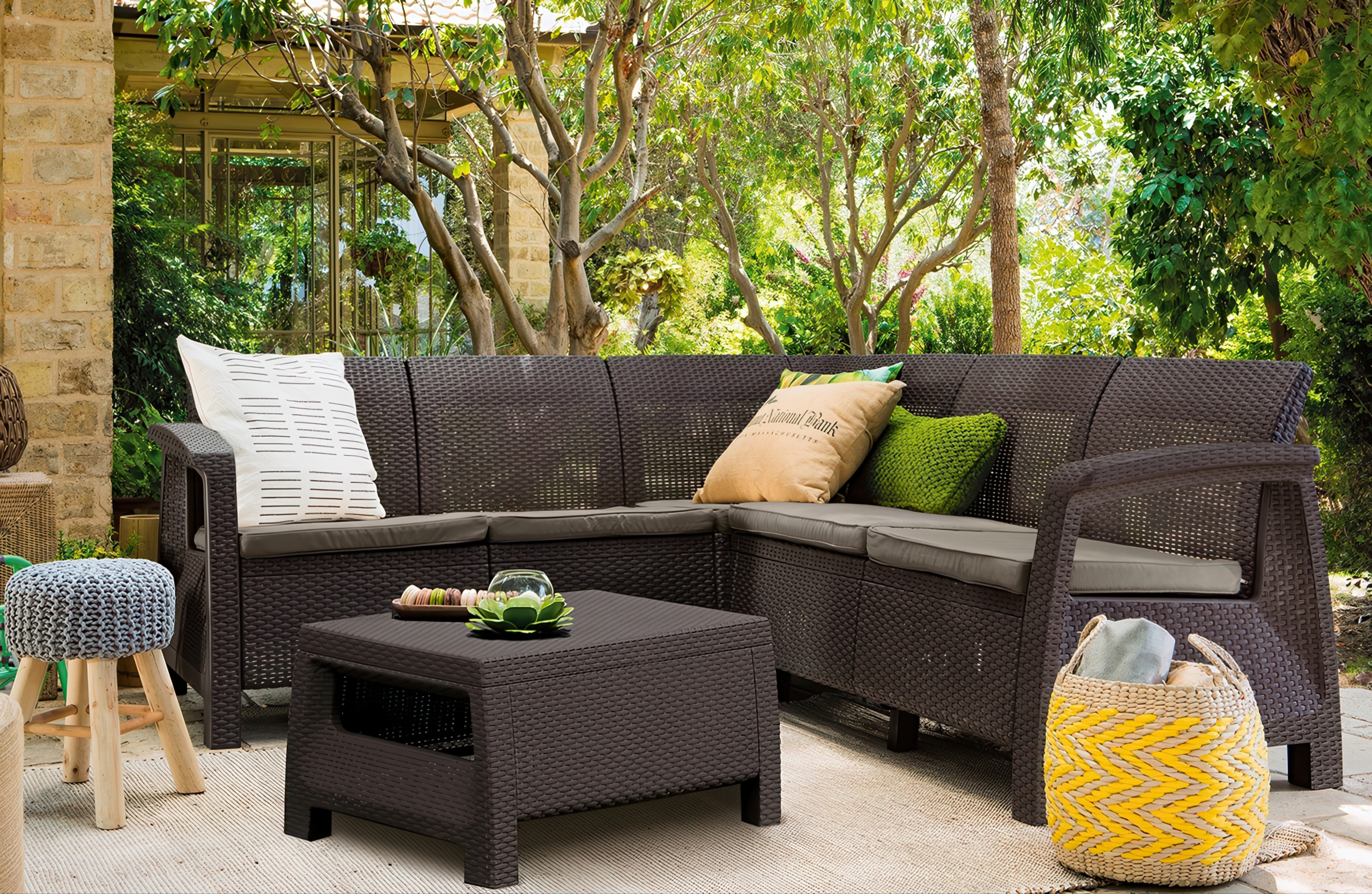 Комплект мебели Corfu Relax Duo Set в саду