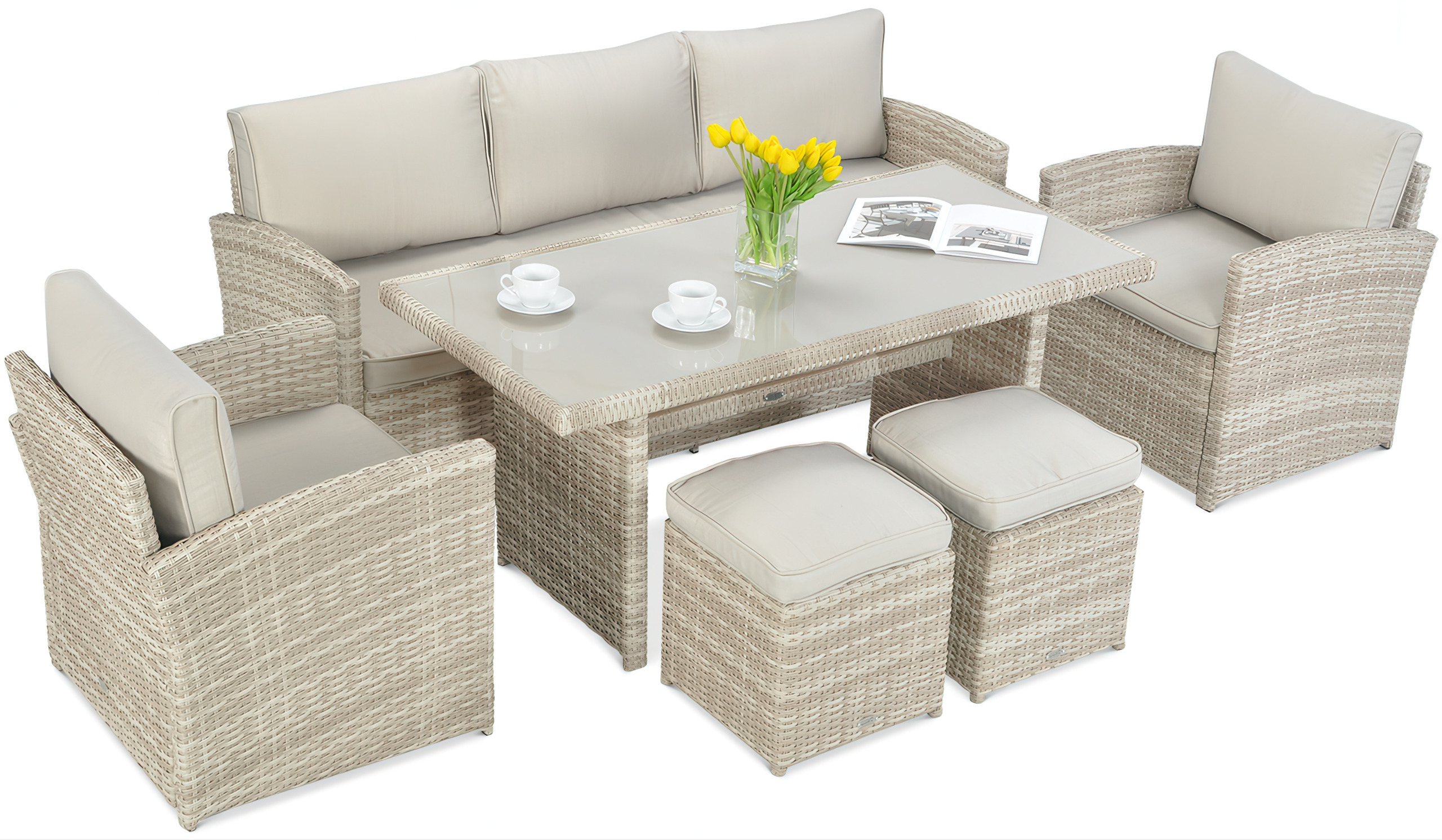 Комплект BORNEO + Пуфи - Деталі