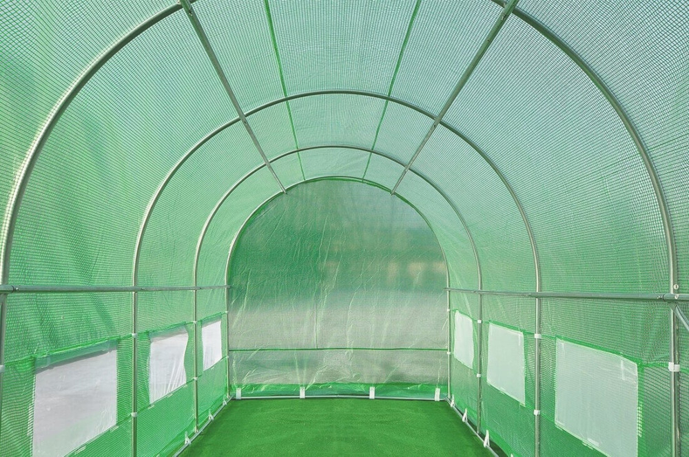 Tunel PODWÓJNE Drzwi 3x4,5x2 - 13,5m2 Zielony