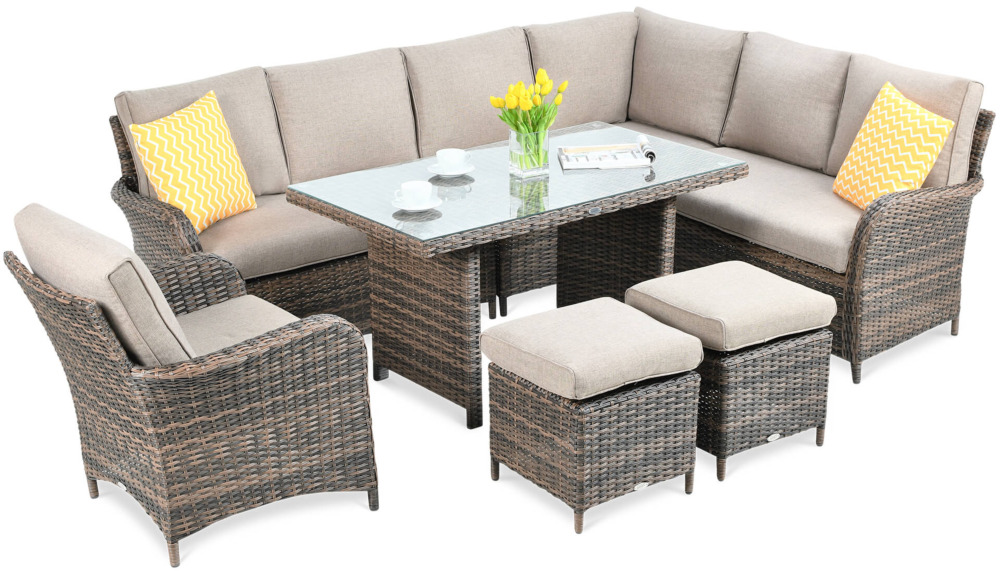 Дизайн дивану з техноротангу Ventura Grand Brown