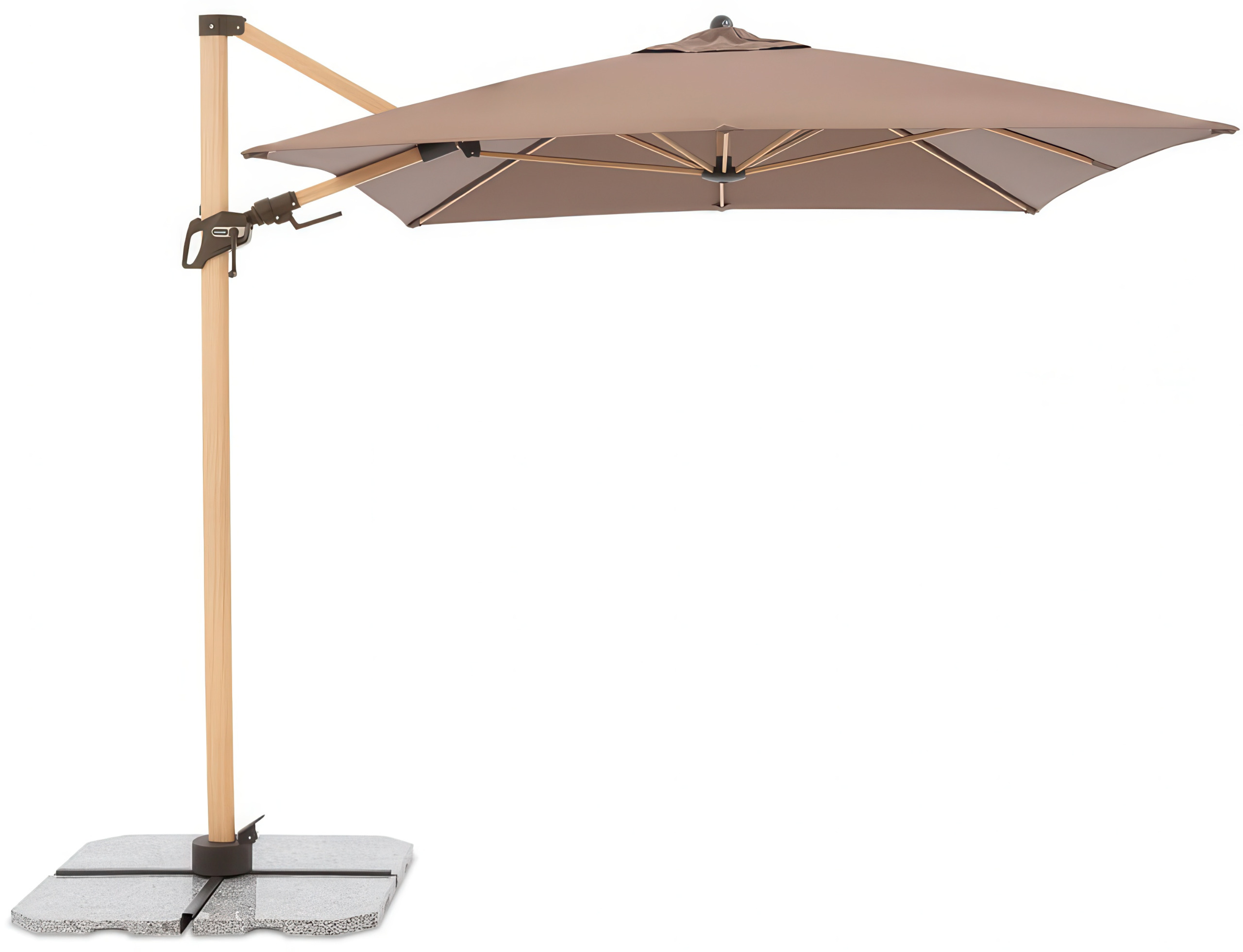 Parasol Doppler ALU WOOD