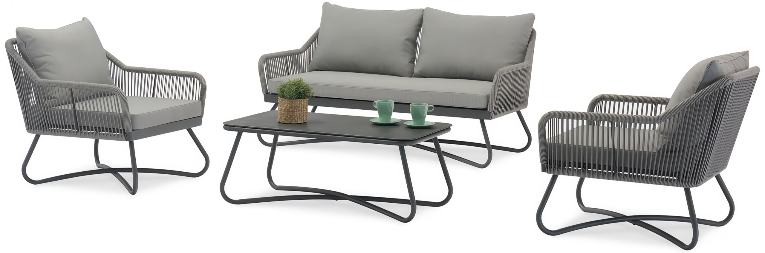 Комплект меблів для відпочинку Bergen Grey