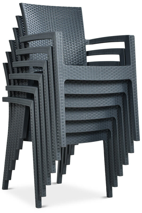 Krzesło ogrodowe Novussi PARIS Anthracite