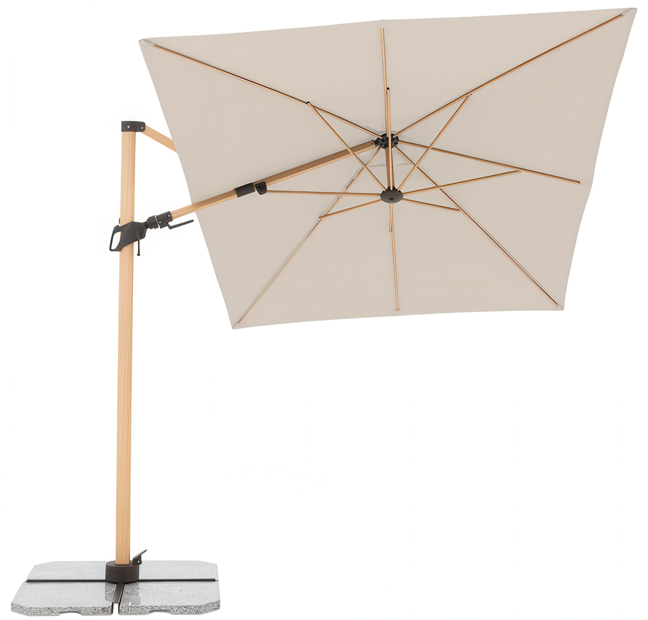 Parasol ALU WOOD na tarsi