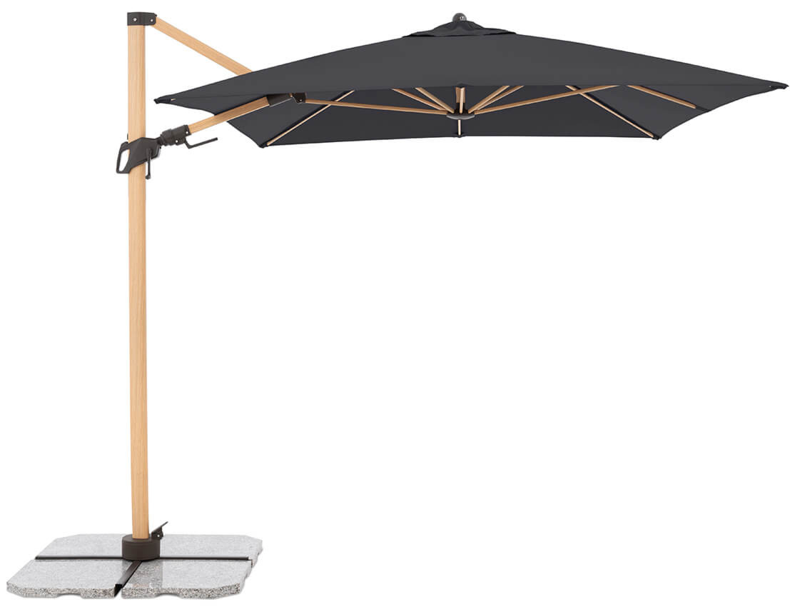Parasol ALU WOOD 220x300