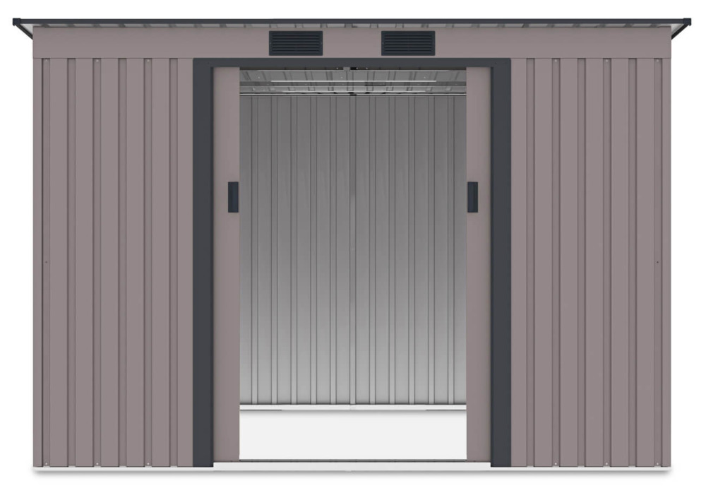 Domek ogrodowy OREGON 261x171cm Warm Grey - Hardmaister