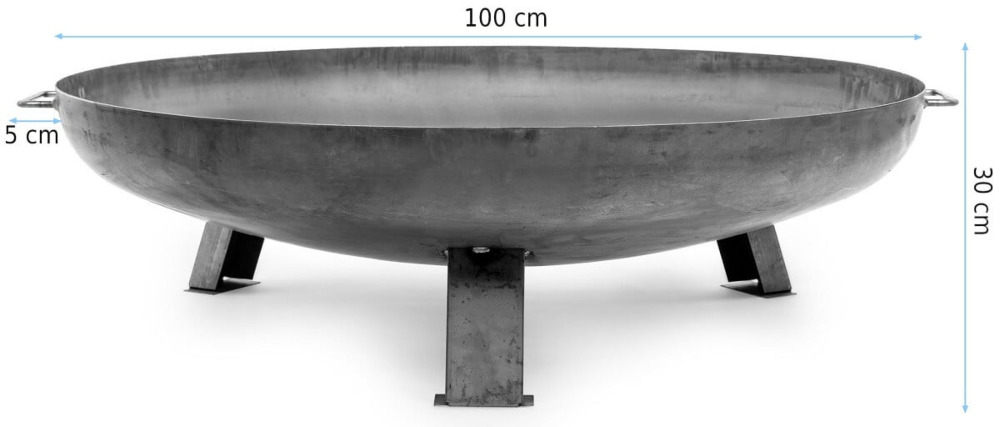 Palenisko metalowe SICILIA III 100 cm