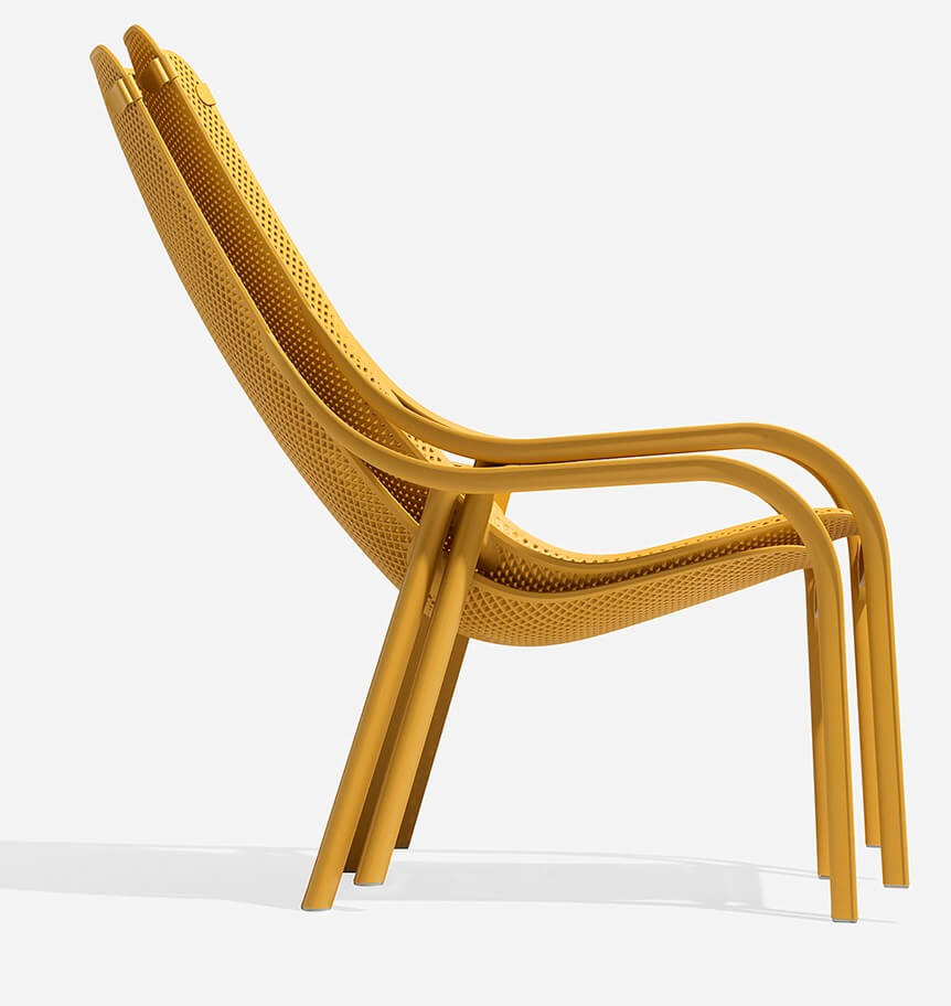 Krzesło NARDI Net Lounge Senape