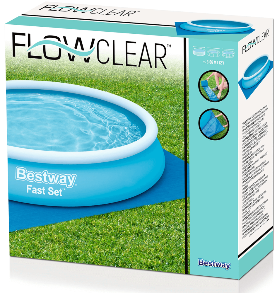 Mata pod basen Flowclear 3.96x3.96m - BESTWAY