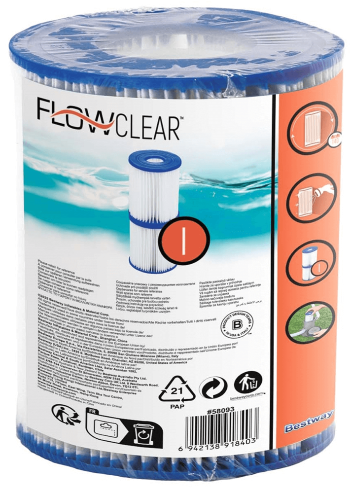 Wkład filtrujący I Flowclear - 2szt  - BESTWAY
