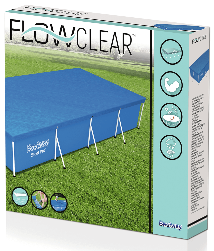 Pokrowiec na basen Flowclear 4 x 2,11m - BESTWAY