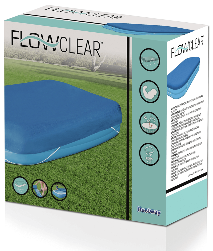 Przykrycie basenu Flowclear 3.05m x 1.83m - BESTWAY