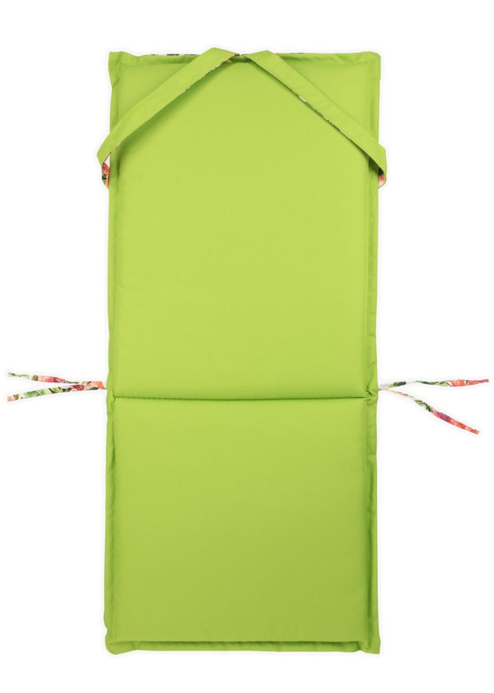 Poduszka ogrodowa na leżak Exotic Green dwustronna 116x51cm - MOODME