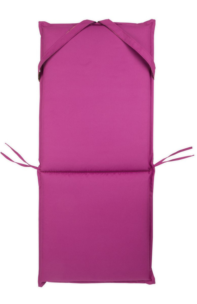 Poduszka na leżak ogrodowy 116x51cm, Peonia Pink dwustronna - MOODME