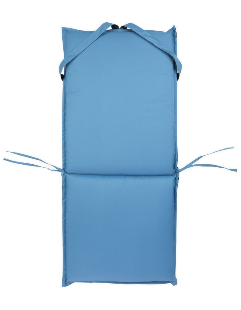 Poduszka ogrodowa dwustronna na leżak Wing Blue 116x51cm - MOODME