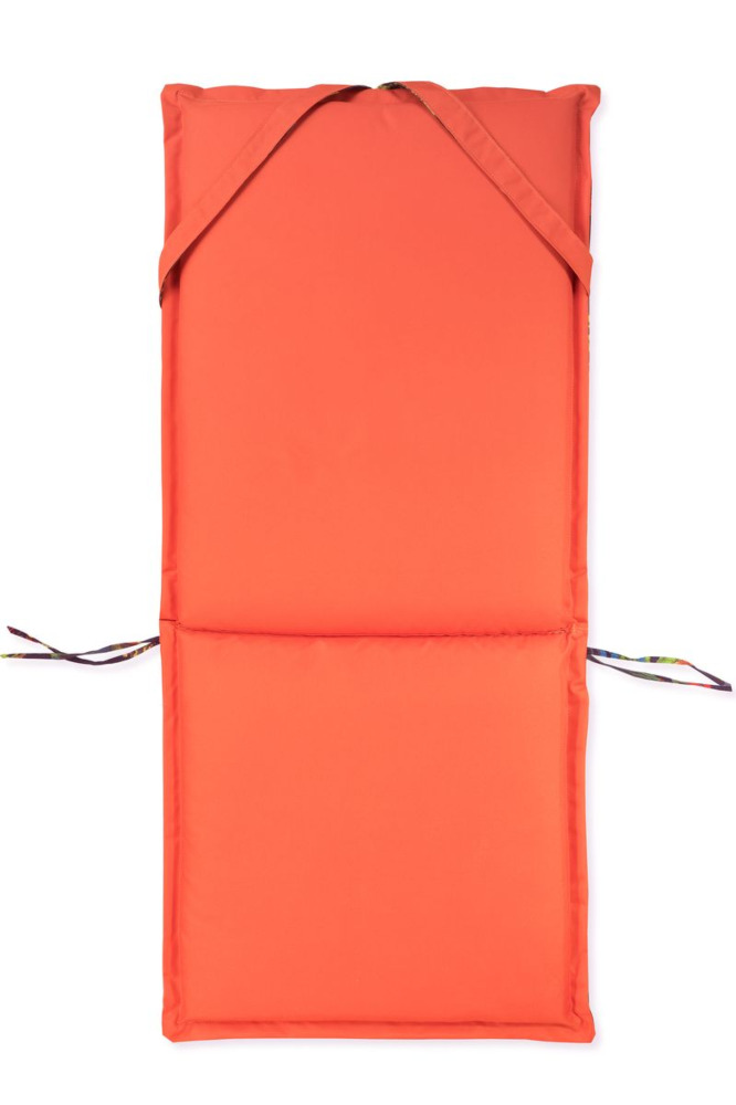 Poduszka na leżak Orange Passion dwustronna 116x51cm - MOODME