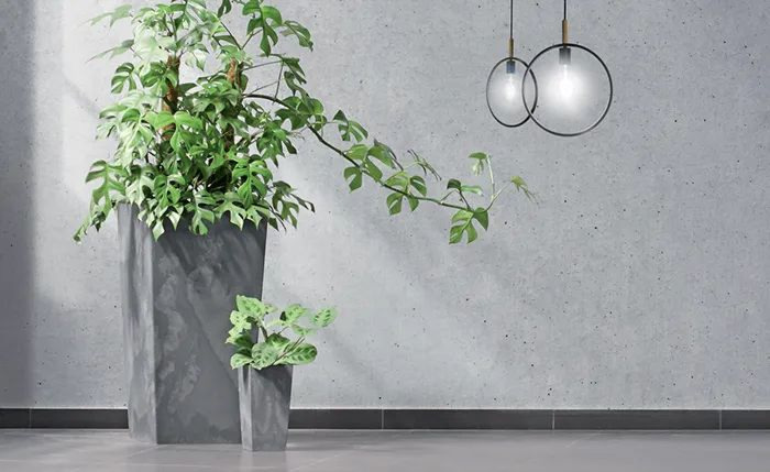Горщик Urbi Square Beton Effect