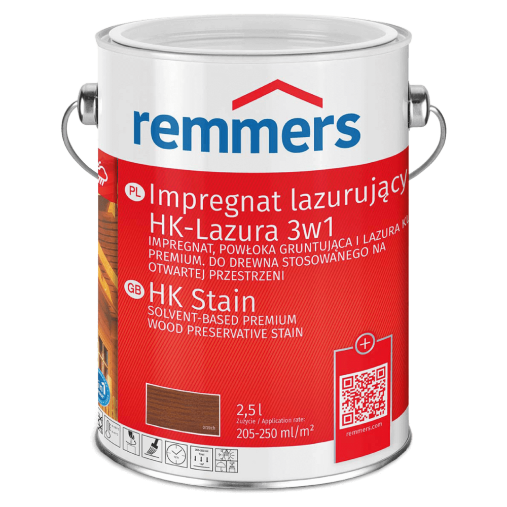 Імпрегнат Remmers HK-LAZURA 3в1 горіх 2,5л