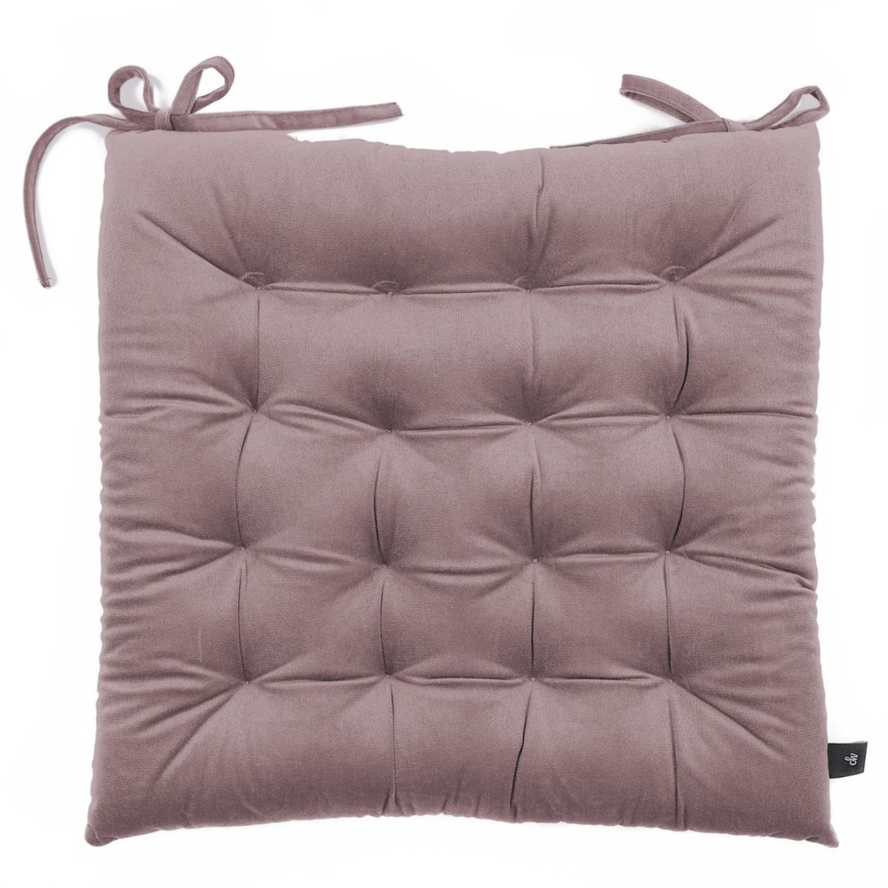 Różowa poduszka na krzesło 43x43 Pierre - MOODME