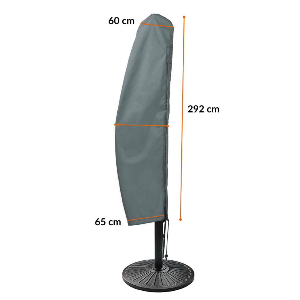 Pokrowiec na parasol ogrodowy z masztem bocznym do 4m - FOCUS GARDEN