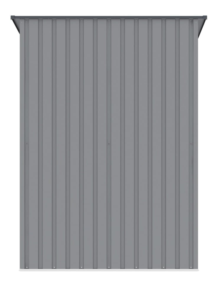 Metalowa szopka ogrodowa KENT 143x89cm Light Grey - HARDMAISTER