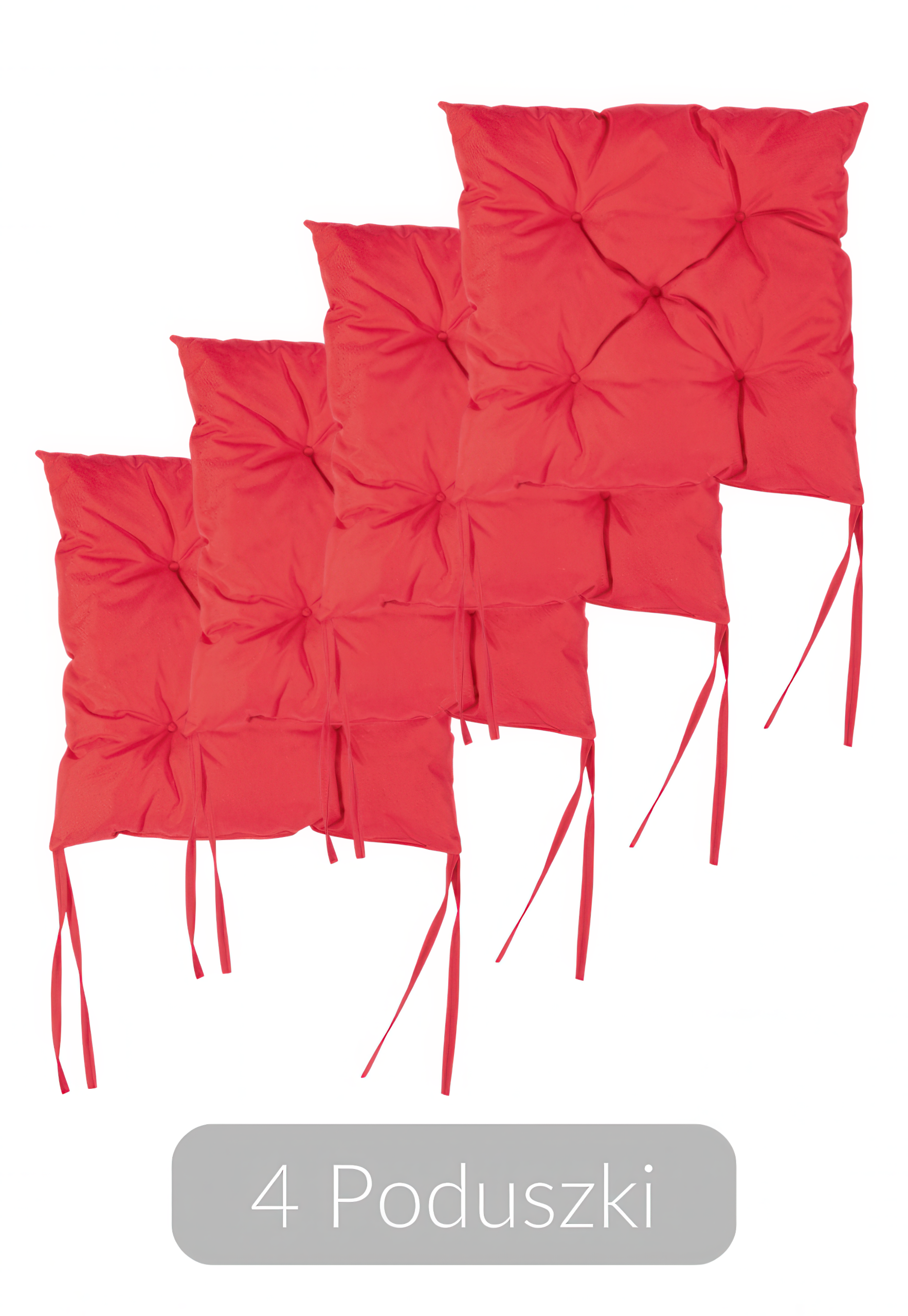 Комплект червоних подушок Moodme