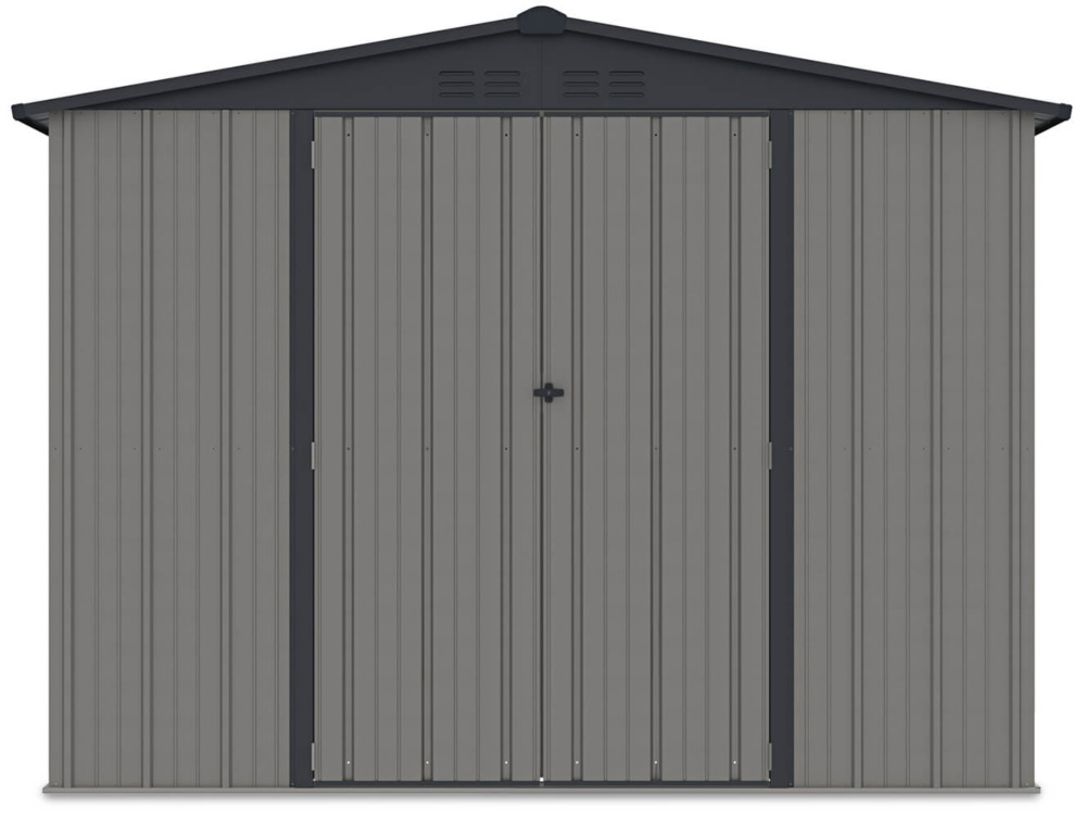 Domek ogrodowy RICHMOND 294x269 Grey + oświetlenie - HARDMAISTER