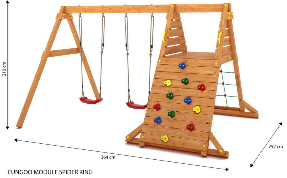 Huśtawka dla dzieci Fungoo Spider King