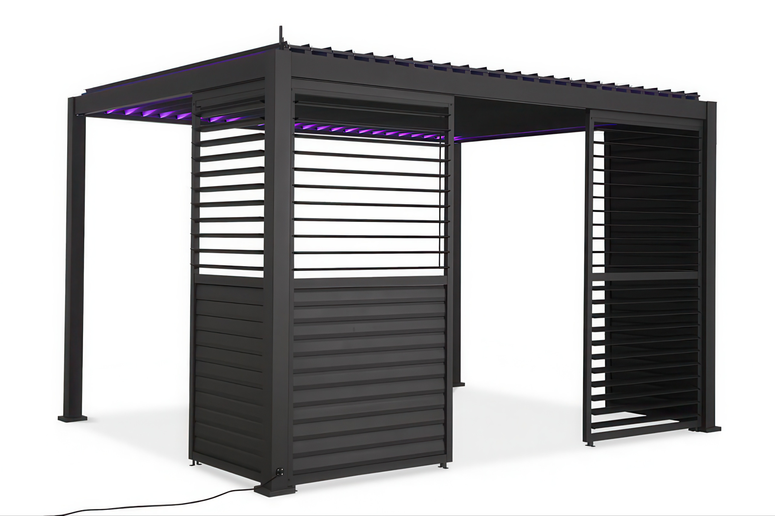 Регульований панель до перголи в антрацитовому кольорі