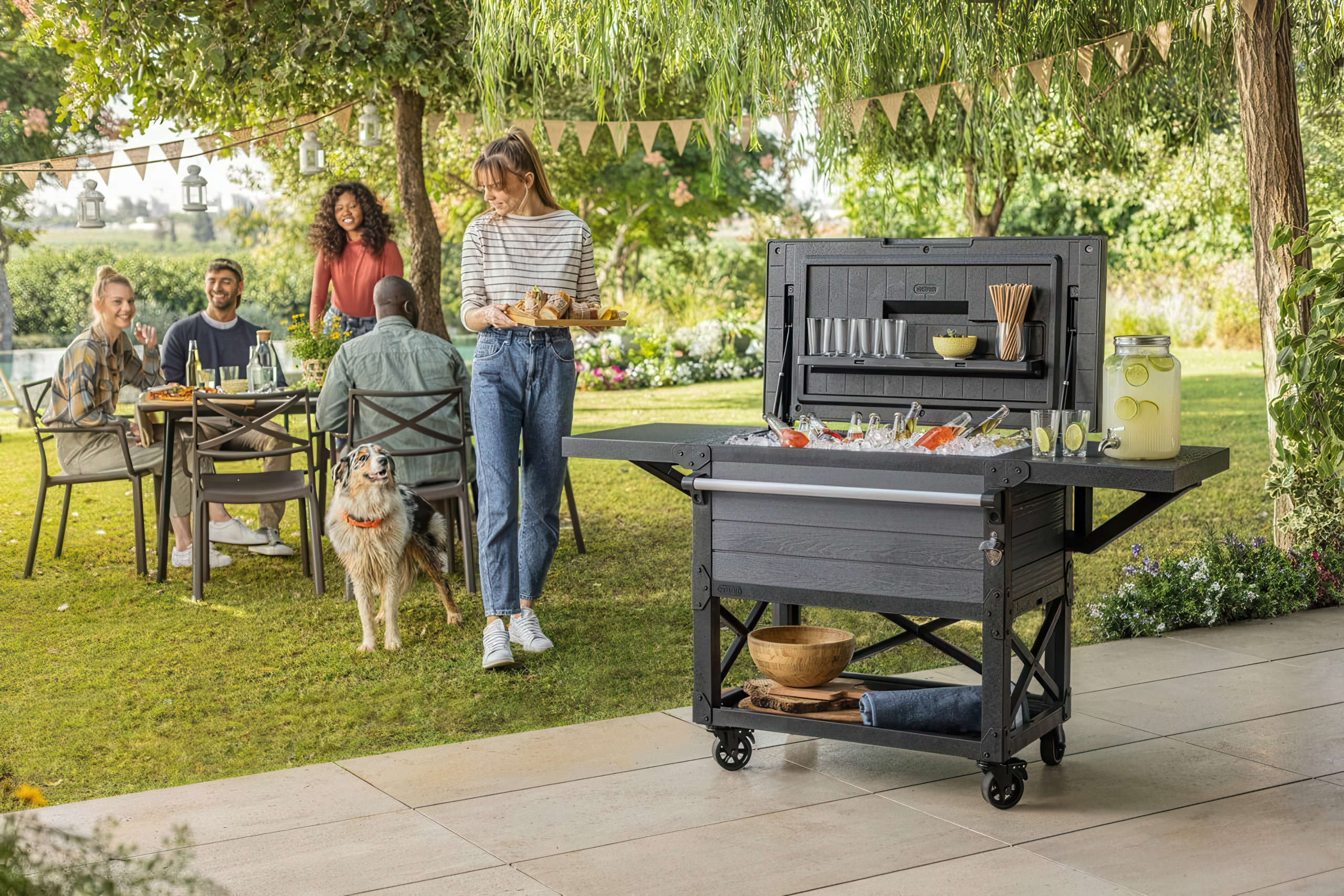 Садовий бар Patio Cooler - Функціональний, Естетичний, Мобільний